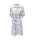 The Lola Shirt Dress - Hibiscus Blue dubai outfit dress brunch fashion mums
