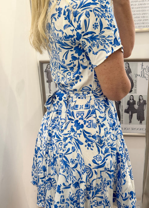 The Lola Shirt Dress - Painted Seaside dubai outfit dress brunch fashion mums