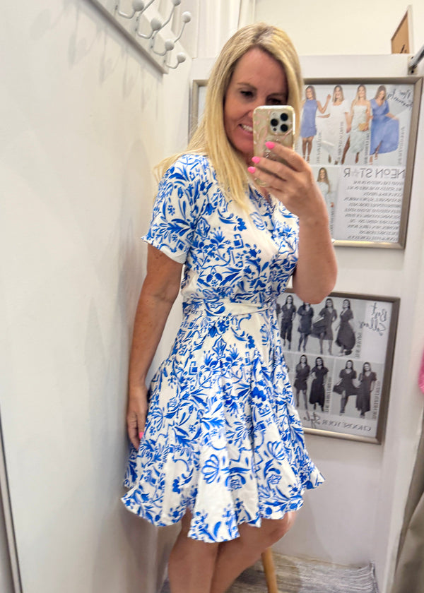 The Lola Shirt Dress - Painted Seaside dubai outfit dress brunch fashion mums