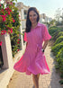 The Lola Shirt Dress - Pink Picnic dubai outfit dress brunch fashion mums