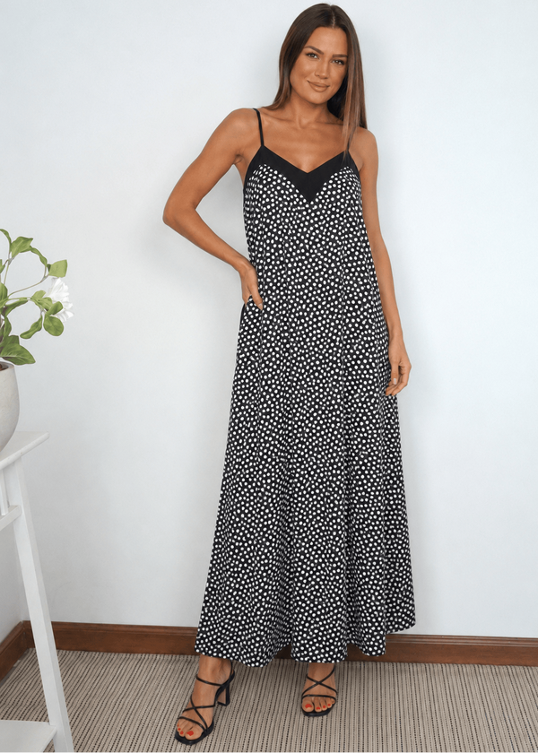 The Lottie Maxi Dress - City Polka dubai outfit dress brunch fashion mums