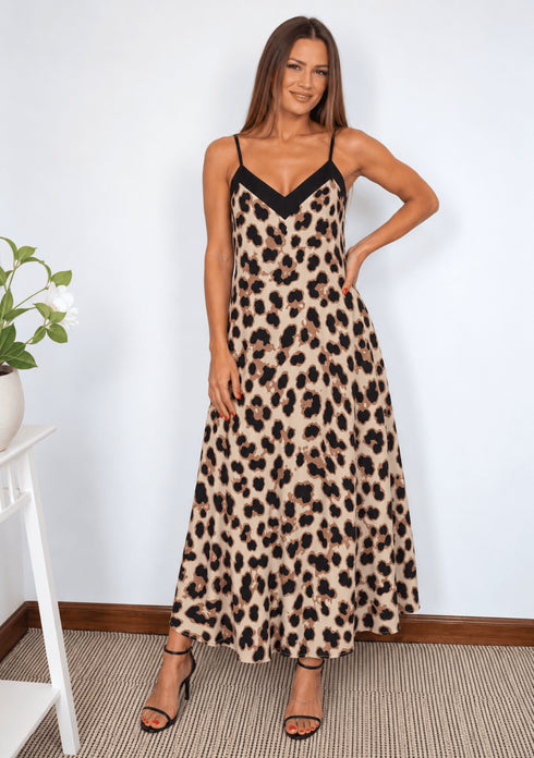 The Lottie Maxi Dress - Lovely Leopard dubai outfit dress brunch fashion mums