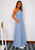 The Marbella Dress - Cy Slate Blue dubai outfit dress brunch fashion mums