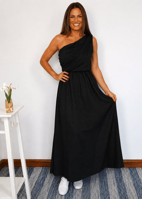 The Marbella Dress Mini - Cy Black dubai outfit dress brunch fashion mums