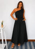 One Size (UK 8 - 16) / Maxi The Marbella Dress Mini - Cy Black dubai outfit dress brunch fashion mums