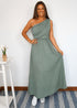 The Marbella Dress Mini - Cy Khaki dubai outfit dress brunch fashion mums
