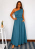 One Size (UK 8 - 16) / Maxi The Marbella Dress Mini - Cy Teal dubai outfit dress brunch fashion mums