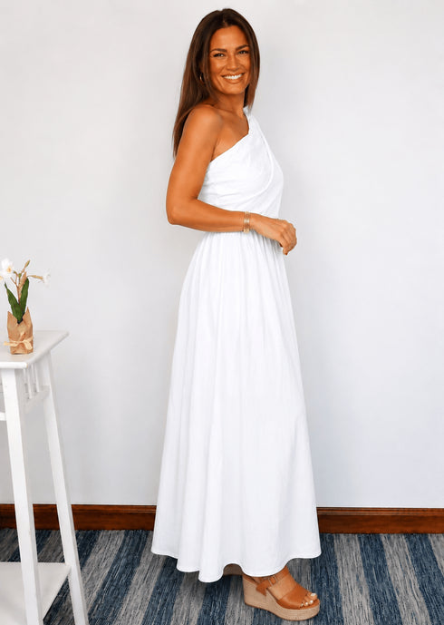 The Marbella Dress Mini - Cy White dubai outfit dress brunch fashion mums