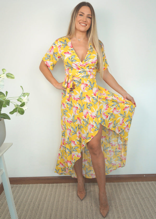 The Maxi Wrap Dress - California Dream dubai outfit dress brunch fashion mums