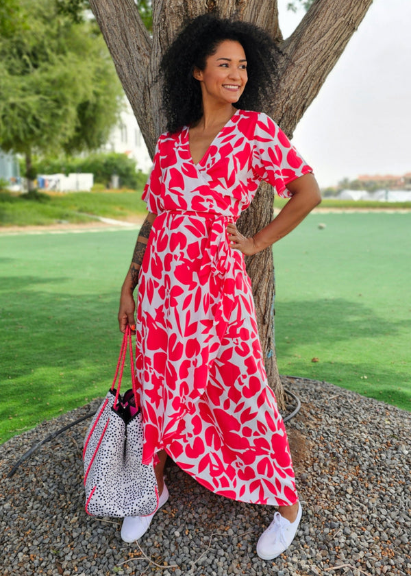 The Maxi Wrap Dress - London Love dubai outfit dress brunch fashion mums