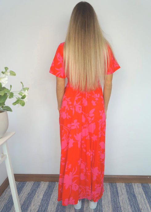 The Maxi Wrap Dress - Long Hot Summer dubai outfit dress brunch fashion mums