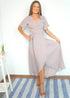 The Maxi Wrap Dress - Mint Strawberries & Cream dubai outfit dress brunch fashion mums
