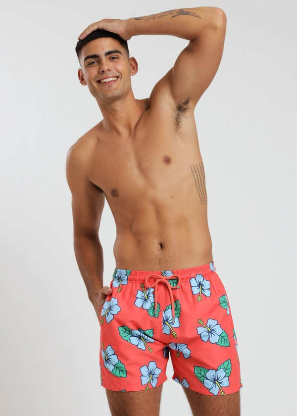 The Men's Swim Shorts - Orange Hibiscus dubai outfit dress brunch fashion mums