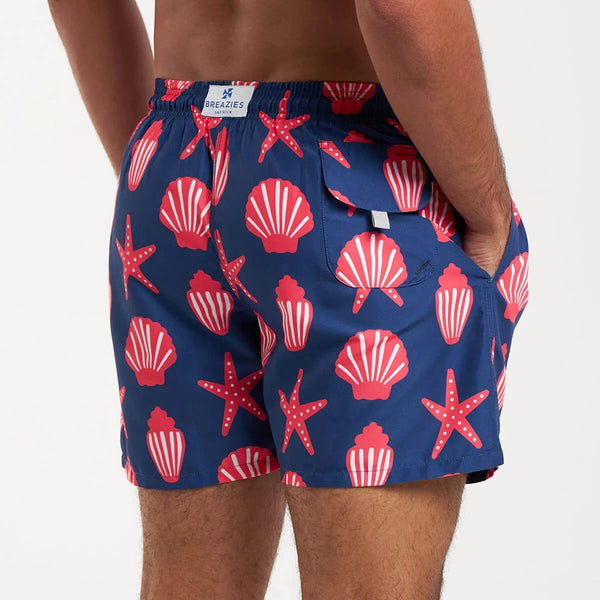 The Men's Swim Shorts - Shells Navy dubai outfit dress brunch fashion mums