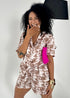The Neon Star Co-ords - Shirt & Shorts Set - Platinum Snake dubai outfit dress brunch fashion mums