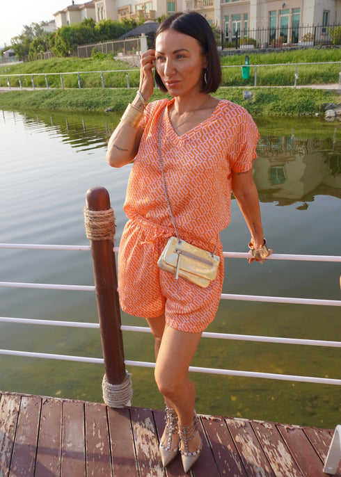 The Neon Star Co-ords - Shirt & Shorts Set - Summer Deco dubai outfit dress brunch fashion mums