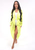 O/S The Palm Kimono - Neon Gold dubai outfit dress brunch fashion mums