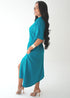 The Perfect Shirt Dress - Emerald Green dubai outfit dress brunch fashion mums