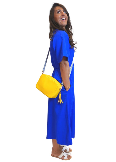 The Perfect Shirt Dress - Royal Blue dubai outfit dress brunch fashion mums