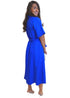 The Perfect Shirt Dress - Royal Blue dubai outfit dress brunch fashion mums