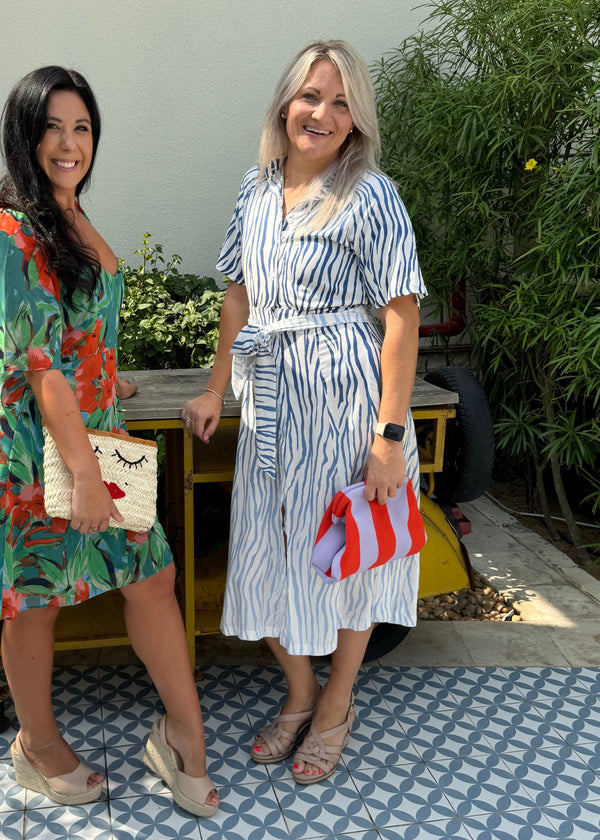 The Perfect Shirt Dress - Zebra Skies dubai outfit dress brunch fashion mums