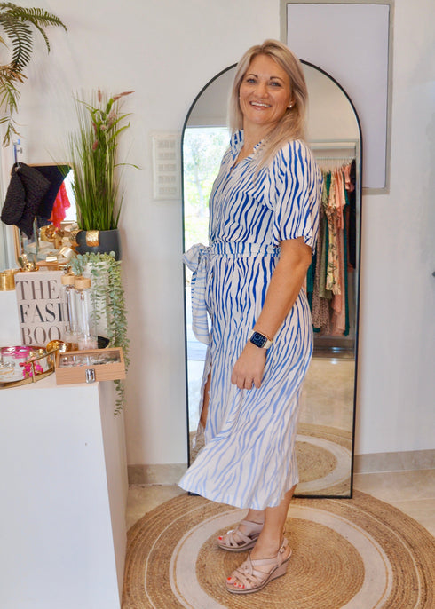 The Perfect Shirt Dress - Zebra Skies dubai outfit dress brunch fashion mums