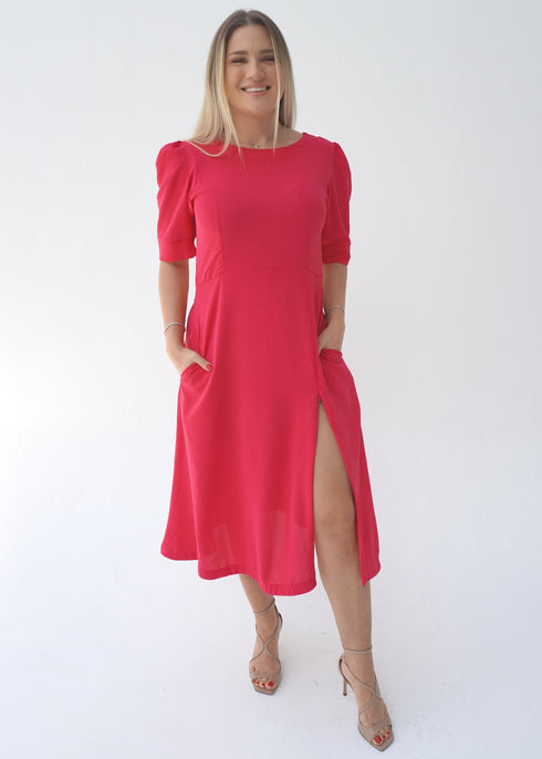 The Pixie Dress - Cy Fuchsia dubai outfit dress brunch fashion mums
