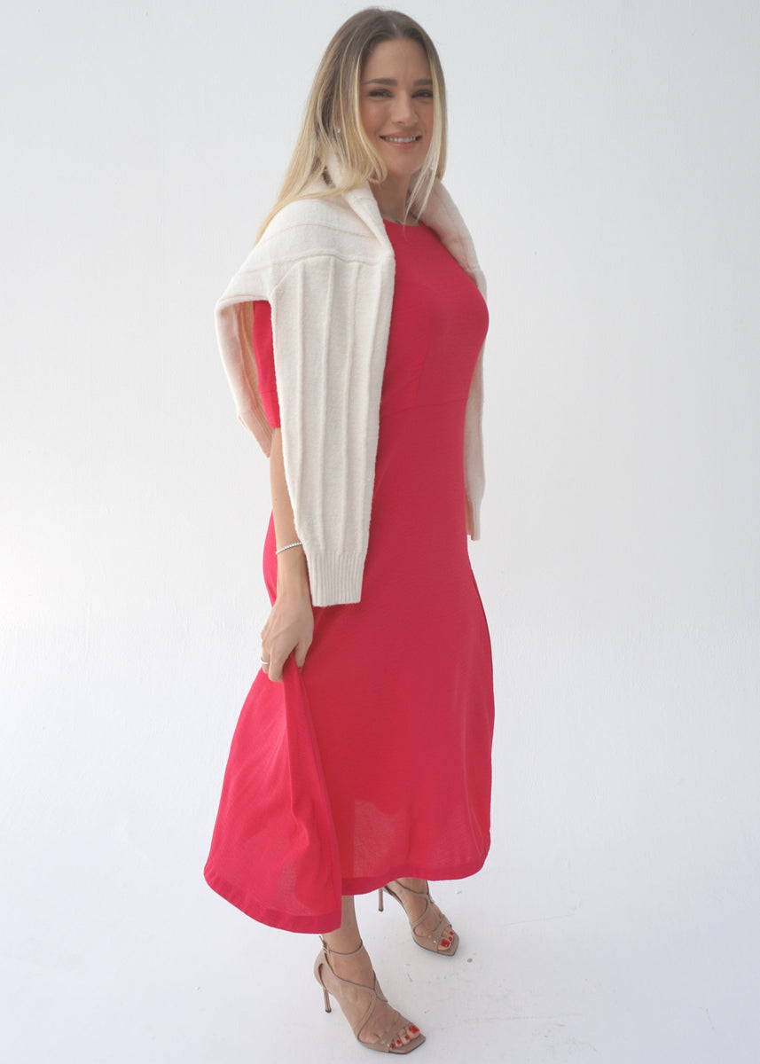 The Pixie Dress - Cy Red Fuchsia – NEON STAR