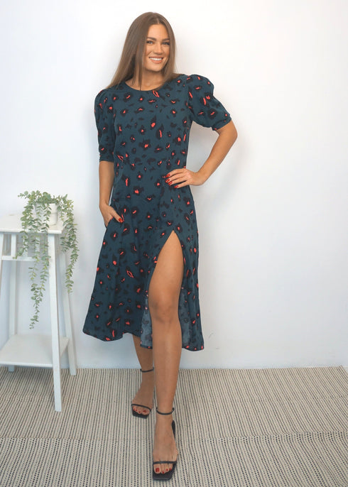 The Pixie Dress - Forest Leopard dubai outfit dress brunch fashion mums