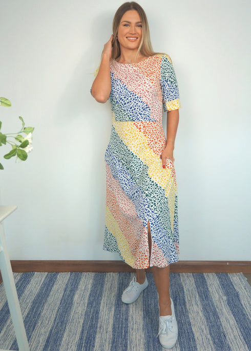 The Pixie Dress - Rainbow Jungle dubai outfit dress brunch fashion mums