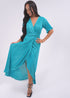 The Pleated Wrap Dress - Emerald Pleats dubai outfit dress brunch fashion mums