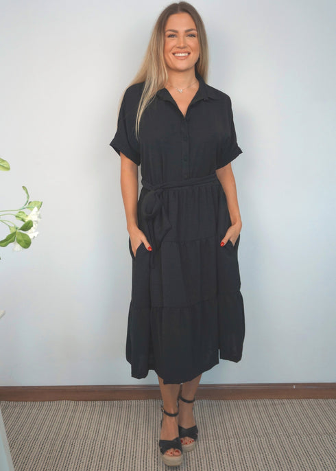 The Riviera Dress - Cy Black dubai outfit dress brunch fashion mums