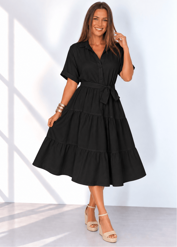 The Riviera Dress - Cy Black dubai outfit dress brunch fashion mums
