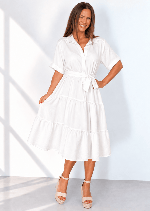 The Riviera Dress - Cy White dubai outfit dress brunch fashion mums