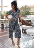 The Satin Wrap Jumpsuit - Twilight Jungle dubai outfit dress brunch fashion mums