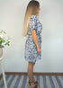 The Shirt Dress - Blue Snake dubai outfit dress brunch fashion mums