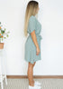 The Shirt Dress - Cy Azure Blue dubai outfit dress brunch fashion mums
