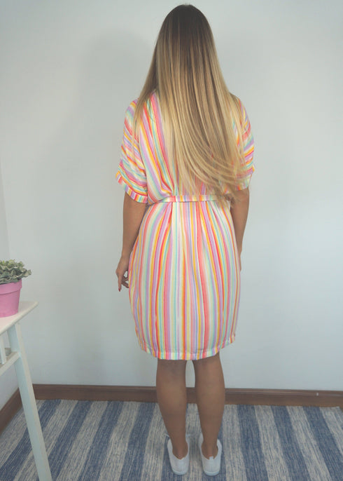 The Shirt Dress - Refresher Stripes dubai outfit dress brunch fashion mums