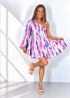 XS / Mini / Standard wide long sleeve The Sienna Dress - Summer Flow Satin dubai outfit dress brunch fashion mums