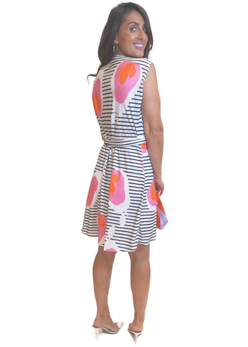 The Sleeveless Perfect Little Wrap Dress - Summer Stroll dubai outfit dress brunch fashion mums