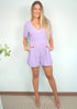 The Tasha Playsuit - Powder lilac dubai outfit dress brunch fashion mums
