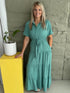 The Tiered Shirt Dress - Cy Khaki dubai outfit dress brunch fashion mums
