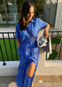 The Tiered Shirt Dress - Sky Splash dubai outfit dress brunch fashion mums