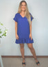 The V Flirty Anywhere Dress - Dark Royal Blue dubai outfit dress brunch fashion mums