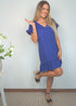 The V Flirty Anywhere Dress - Dark Royal Blue dubai outfit dress brunch fashion mums