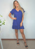 The V Flirty Anywhere Dress - Dark Royal Blue dubai outfit dress brunch fashion mums