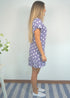 The V Flirty Anywhere Dress - Polka Dot Lavender dubai outfit dress brunch fashion mums