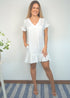 The V Flirty Anywhere Dress - Pure White dubai outfit dress brunch fashion mums