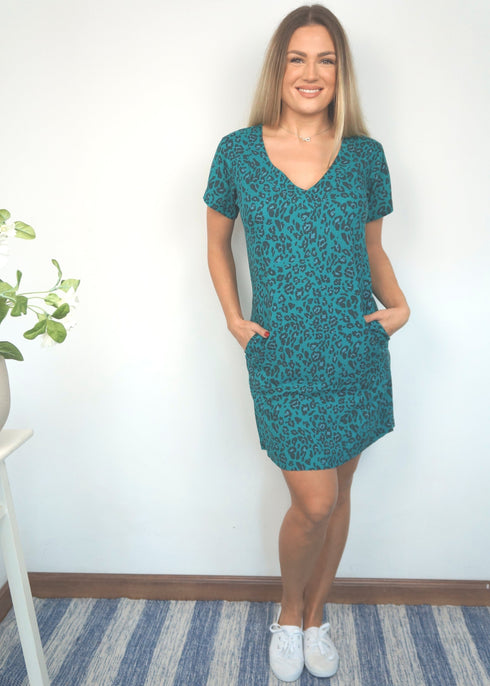 The V Mini Anywhere Dress - Jade Jungle dubai outfit dress brunch fashion mums