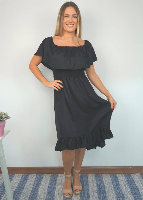 The Venice Dress - Christmas Black dubai outfit dress brunch fashion mums